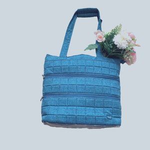 EUC LUG "Taxicab" tote in Ocean Blue